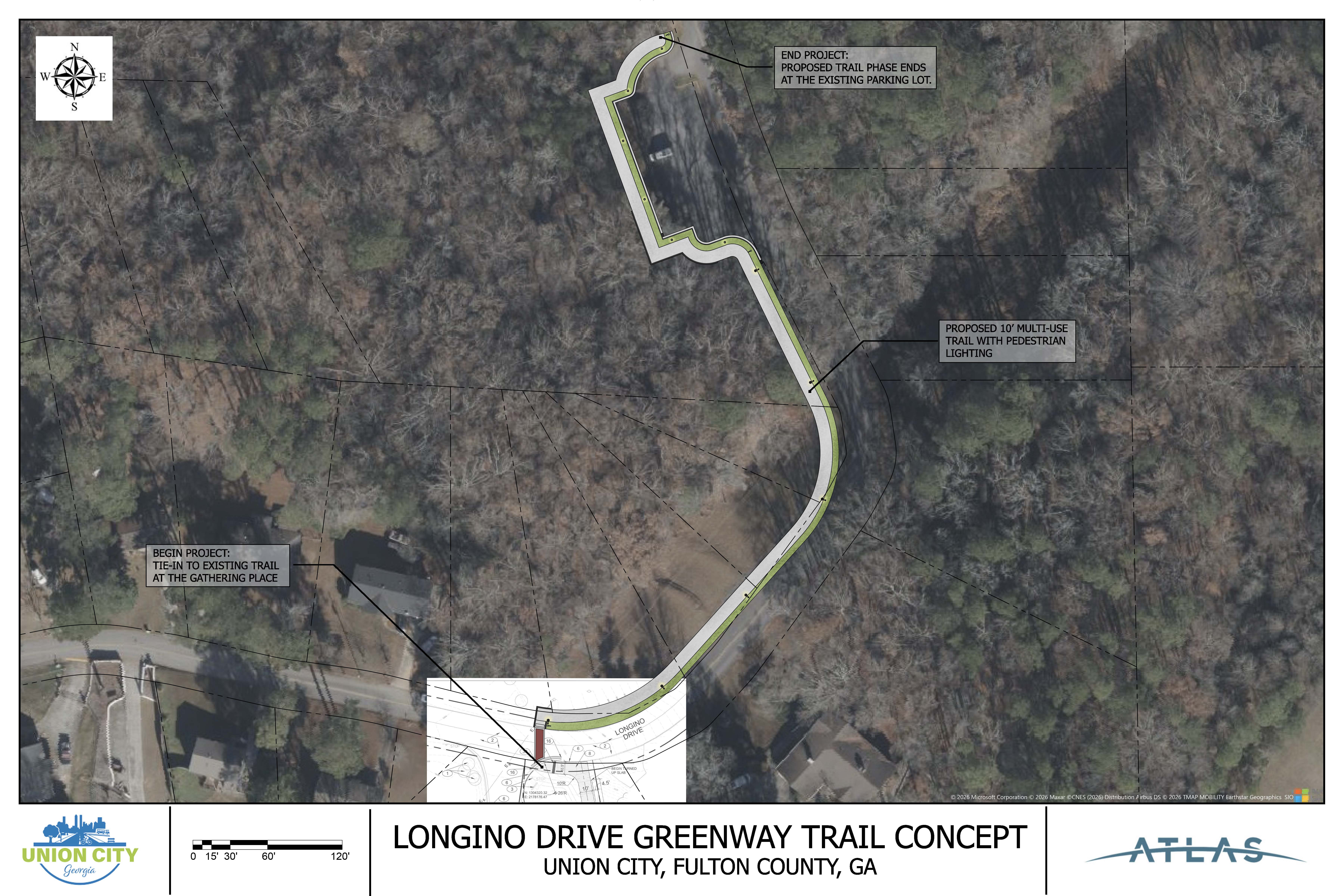Longino Dr Trail Plan Render